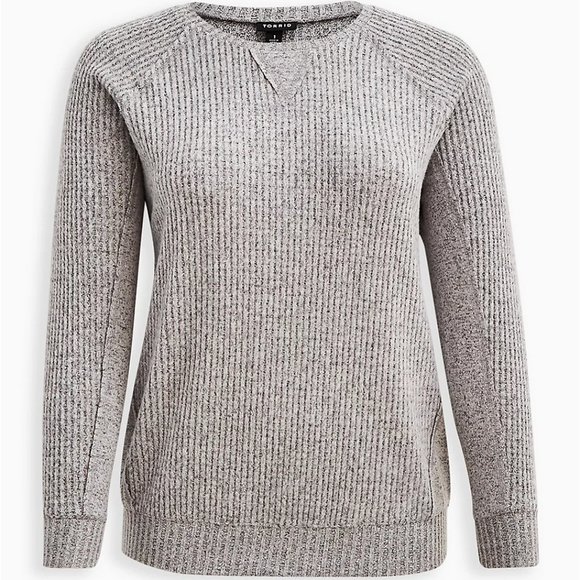 Torrid Waffle Sweatshirt - Picture 2 of 16